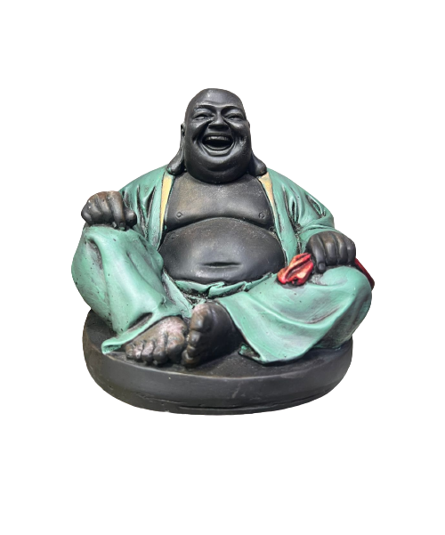 Laughing Buddha Sitting 20 cm x 19 cm