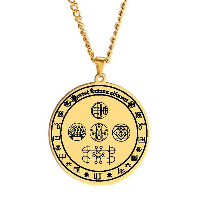 5 In1 Powerful Spirits For Wealth And Prosperity Pendant