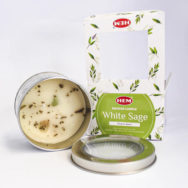 White Sage Smudge Candle