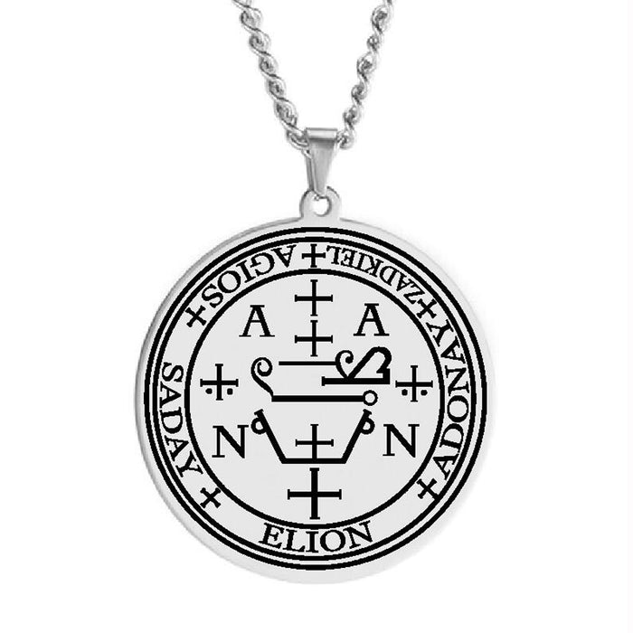 Archangel Zadkiel Sigil Pendant – The Divine Guide of Life Paths and Sexuality