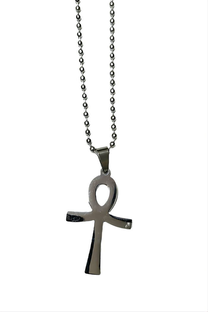 EGYPTIAN ANKH STAINLESS STEEL NECKLACE