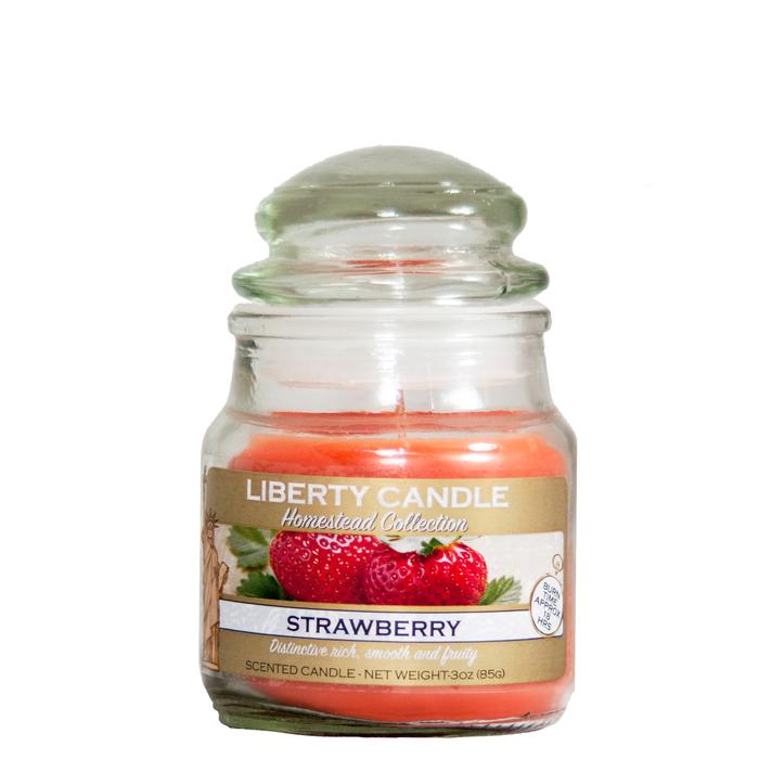 STRAWBERRY JAR SCENTED CANDLE