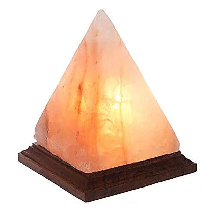 Natural Pyramid Salt Lamp
