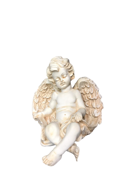 Baby Angel Sitting With Wings