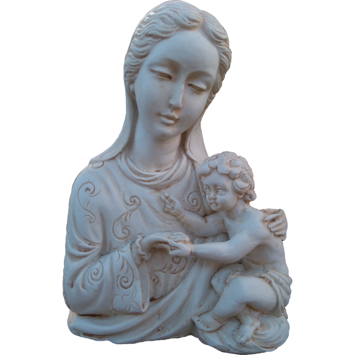 THE MADONNA AND CHILD 19 CM BUST