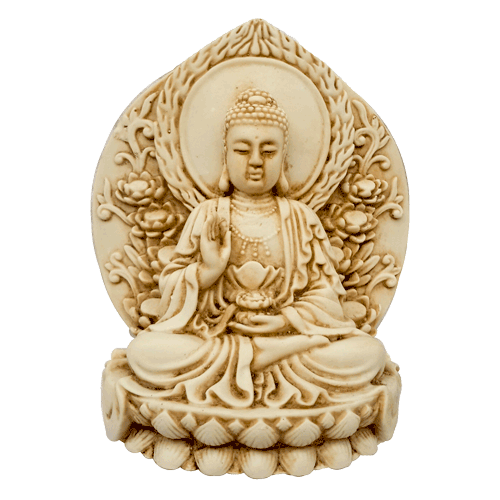 Japanese Style Lotus Buddha Statue